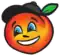 Peach Mascot Face